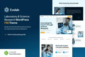 Free Download Evolab - Laboratory & Science Research WP Theme 1.0.0 [Latest Version]