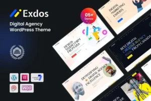 Free Download Exdos – Digital Agency WordPress Theme 1.1.3 [Latest Version]
