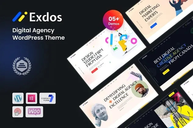 Free Download Exdos – Digital Agency WordPress Theme 1.1.3 [Latest Version]