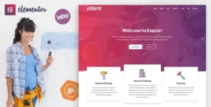 Free Download Exqute – Painting Company WordPress Theme 1.9.2 [Latest Version]