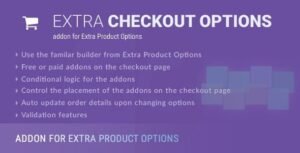 Free Download Extra Checkout Options Addon for Product 2.1.2 [Latest Version]