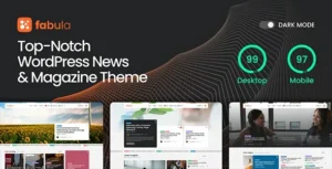 Free Download Fabula - News & Magazine WordPress Theme 1.3 [Latest Version]