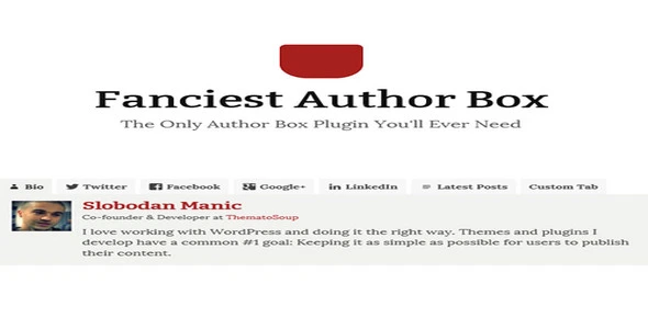 Free Download Fanciest Author Box 2.2 [Latest Version]