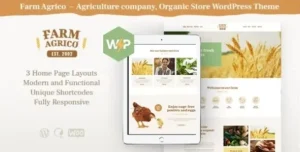 Free Download Farm Agrico - Agricultural Business & Organic Food WordPress Theme 1.3.13 [Latest Version]