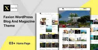 Free Download Faxion – Fashion Magazine Theme 1.0.0 [Latest Version]