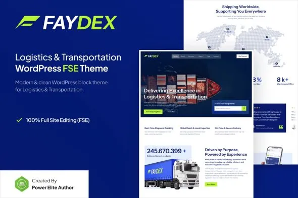 Free Download Faydex – Logistics and Transportation WP Theme 1.0.0 [Latest Version]
