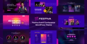 Free Download Festiva - Event & Conference WordPress Theme 1.0 [Latest Version]