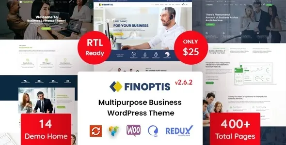 Free Download Finoptis – Multipurpose Business WordPress Theme 2.7.0 [Latest Version]