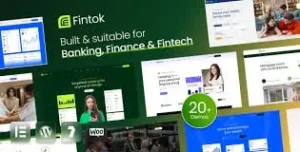 Free Download Fintok – Banking Finance & Fintech WordPress Theme 1.0.1 [Latest Version]