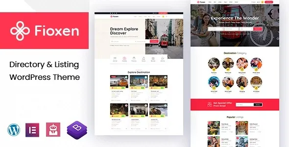 Free Download Fioxen– Directory Listing WordPress Theme 1.2.3 [Latest Version]