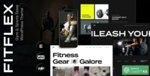 Free Download FitFlex – Gym & Sports Store WordPress Theme 1.6 [Latest Version]
