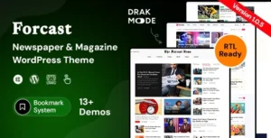 Free Download Forcast - Newspaper & Magazine Theme 1.0.5 [Latest Version]