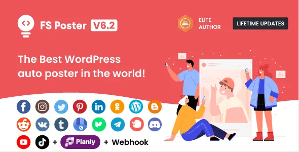 Free Download FS Poster – WordPress Social Auto Poster & Scheduler 7.7.4 [Latest Version]