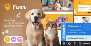 Free Download Furr – Veterinary & Pet Shop WordPress Theme 1.0.0 [Latest Version]
