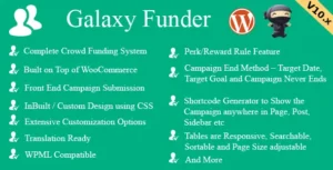 Free Download Galaxy Funder – WooCommerce Crowdfunding System 12.0 [Latest Version]
