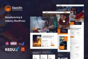 Free Download Gazolin – Industry & Factory WordPress Theme 1.0.3 [Latest Version]