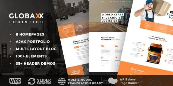 Free Download Globax – Logistics WordPress Theme + Woocommerce 4.3 [Latest Version]