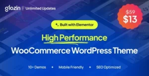 Free Download Glozin – Multipurpose WooCommerce WordPress Theme 1.9.1 [Latest Version]