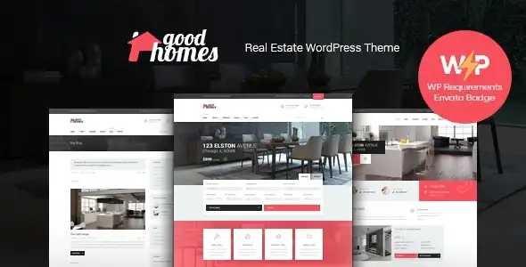 Free Download Good Homes – Real Estate WordPress Theme 1.3.13 [Latest Version]