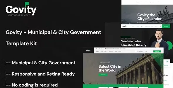 Free Download Govity – Municipal & Government Elementor Template Kit 1.0.1 [Latest Version]