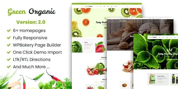 Free Download Greenorganic – WooCommerce WordPress Theme 2.48 [Latest Version]