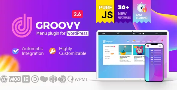 Free Download Groovy Responsive Mega Menu Plugin for WordPress 2.6.3 [Latest Version]