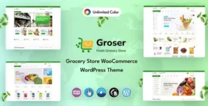 Free Download Groser – Grocery Store WooCommerce Theme 1.0.2 [Latest Version]