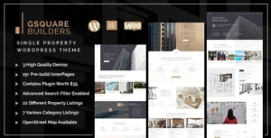 Free Download Gsquare - Real Estate Theme 1.0.9 [Latest Version]