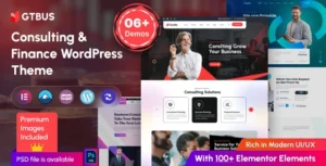 Free Download GTBUS Business Consulting WordPress Theme 1.0.3 [Latest Version]