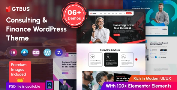 Free Download GTBUS Business Consulting WordPress Theme 1.0.3 [Latest Version]