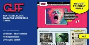Free Download Guff Personal Blog & Magazine WordPress Theme 1.0.2 [Latest Version]