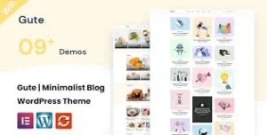 Free Download Gute – Minimalist Blog WordPress Theme 2.2 [Latest Version]