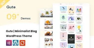 Free Download Gute – Minimalist Blog WordPress Theme 2.2 [Latest Version]