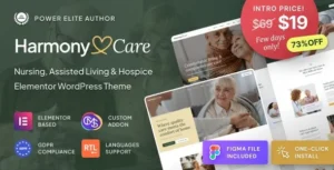 Free Download Harmony Care - Private Nursing & Senior Care Theme 1.1.2 [Latest Version]