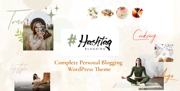 Free Download Hashtag – Personal Blog WordPress Theme 1.0 [Latest Version]