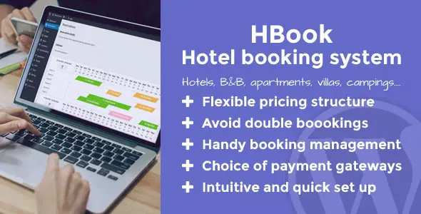 Free Download HBook Hotel booking system WordPress Plugin 2.1.6 [Latest Version]