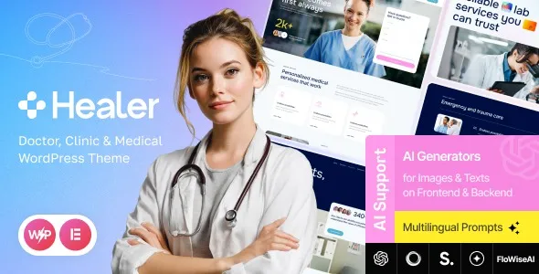 Free Download Healer – Doctor, Clinic & Medical WordPress Theme 1.6.0 [Latest Version]