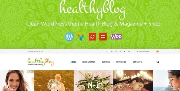 Free Download Healthy Living – Blog with Online Store Theme 1.2.9 [Latest Version]