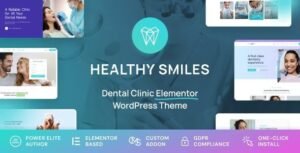 Free Download Healthy Smiles Dental WordPress Theme 1.3.1 [Latest Version]