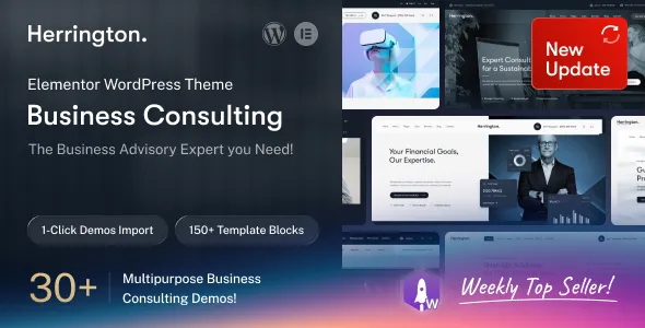 Free Download Herrington – Business Consulting WordPress Theme 1.0 [Latest Version]