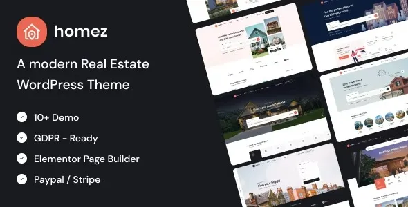 Free Download Homez – Real Estate WordPress Theme 1.0.32 [Latest Version]