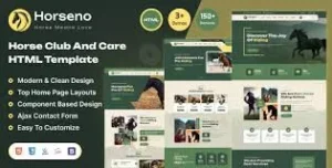 Free Download Horseno – Horse Club & Riding Sports WordPress Theme 1.1.1 [Latest Version]
