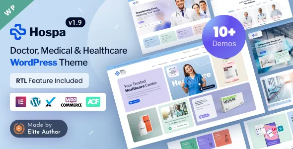 Free Download Hospa – Doctors, Medical Clinic & Hospital WordPress Theme 2.1 [Latest Version]