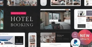 Free Download Hotel Booking – Hotel WordPress Theme 2.9 [Latest Version]