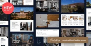 Free Download Hoteller Hotel Booking WordPress Theme 6.9 [Latest Version]