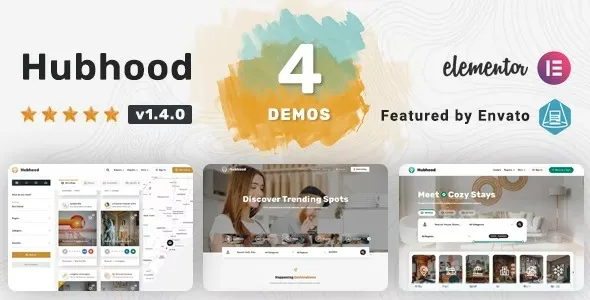 Free Download Hubhood – Directory & Listing WordPress Theme 1.6.1.39 [Latest Version]