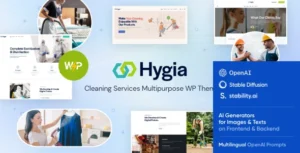 Free Download Hygia Cleaning Services WordPress Theme 1.12.0 [Latest Version]