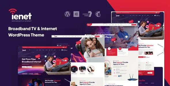 Free Download Ienet – Broadband TV & Internet WordPress Theme 1.0.0 [Latest Version]