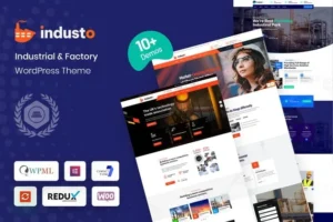 Free Download Industo - Industrial Industry & Factory WordPress Theme 1.0.8 [Latest Version]