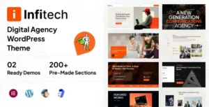 Free Download Infitech - Creative Agency & Portfolio WordPress Theme 1.1 [Latest Version]